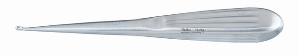 Integra LifeSciences Miltex Spratt-Brun 19-704 Spratt Brun Curette, 6-3/4", Size 3/0 - MDL-MIL19704 - 1 Each