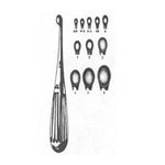 Integra LifeSciences Miltex Spratt-Brun 19-708 Spratt Brun Curette, 6-3/4", Size 1/0 - MDL-MIL19708 - 1 Each