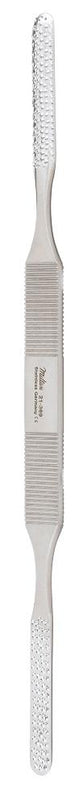 Integra LifeSciences 21-369 Double-Ended Fomon Rasp, 8", Convex and Flat Sides, Coarse, Backward Cutting - MDL-MIL21369 - 1 Each