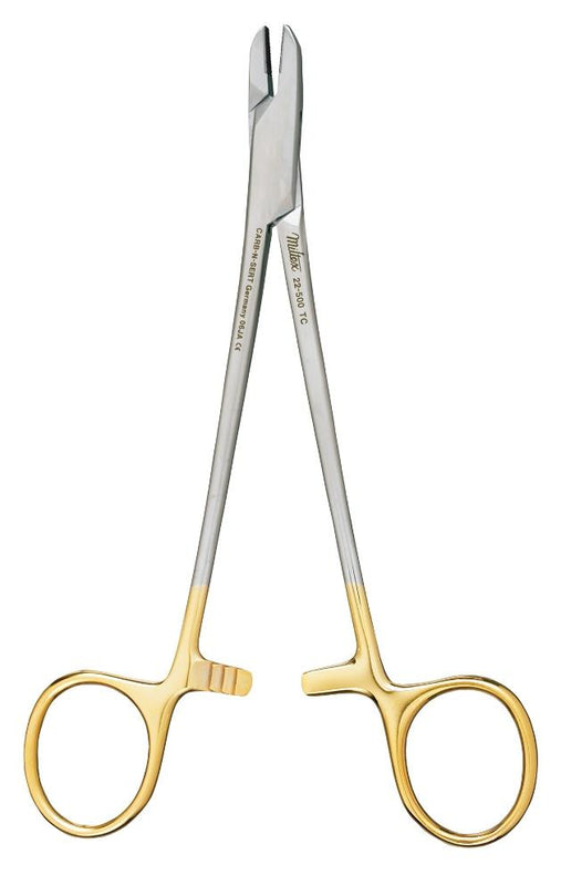 Integra LifeSciences Miltex 22-500TC Carb-N-Sert Needle Holder, Twister Wire, 6" - MDL-MIL22500TC - 1 Each