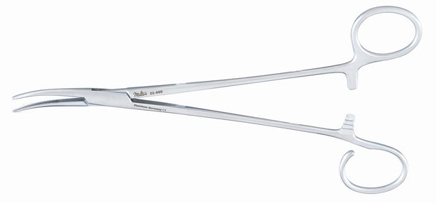 Integra LifeSciences Miltex 22-660 Schnidt Tonsil Hemostat Forcep with Slight Curve, Open Ring, 7-1/2" - MDL-MIL22660 - 1 Each