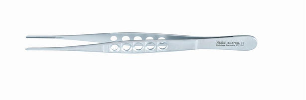 Integra Miltex DeBakey-Diethrich Coronary Artery Forceps 6", Tips 1.6mm Wide, Lightweight, Fenestrated Handle, Lifesciences DeBakey Thoracic Tissue 24-570XL - MDL-MIL24570XL - 1 Each