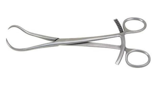 Integra LifeSciences Miltex 27-95 Bone Reduction Forceps, Curved, 8" - MDL-MIL2795 - 1 Each