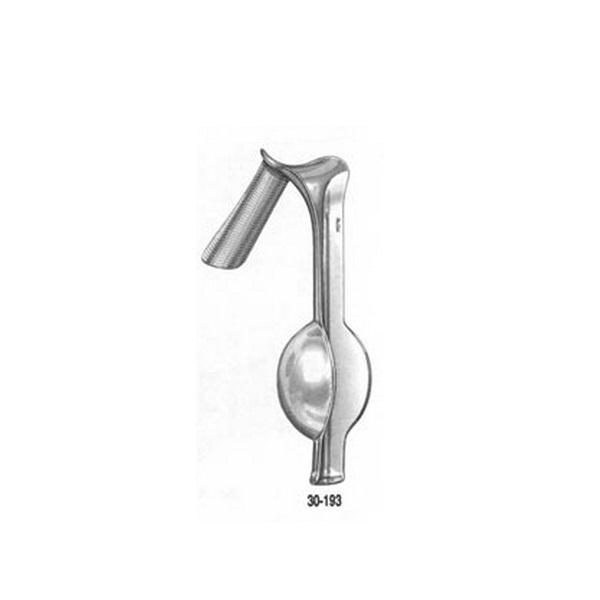 Integra LifeSciences Speculae 30-193 Auvard Vaginal Weighted Speculum, 9-1/4", 2-1/2 Lbs., Angled, Blade 1-3/4" x 4" - MDL-MIL30193 - 1 Each
