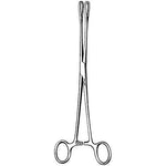 Integra Miltex Maier Uterine Dressing Forceps, 10-1/4", Curved, With Ratchet, Serrated Jaws, 5mm x 30mm, Lifesciences 30-855 - MDL-MIL30855 - 1 Each