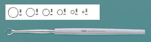 Integra LifeSciences 33-3 Dermal Curette, Fox, 5 mm - MDL-MIL333 - 1 Each