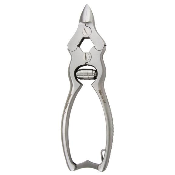 Integra LifeSciences Miltex 40-219 Concave-Jaw Double-Action Stainless Steel Nail Nippers, 6" - MDL-MIL40219 - 1 Each