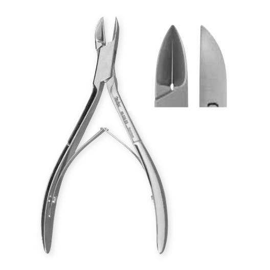 Integra LifeSciences Miltex 40-226-SS Straight Stainless Steel Nail Nippers, 5" - MDL-MIL40226SS - 1 Each