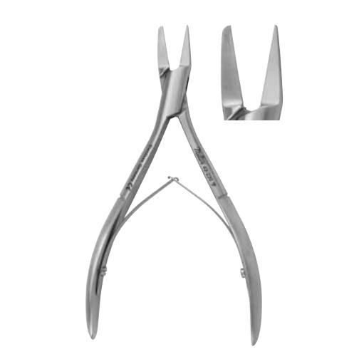 Integra LifeSciences Miltex Nippers 40-230 Anvil Type Stainless Steel Nail Splitter, 5" - MDL-MIL40230 - 1 Each
