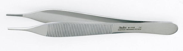 Integra LifeSciences Miltex 6-112 Hudson Dressing Forceps, 4-3/4" - MDL-MIL6112 - 1 Each