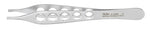 Integra LifeSciences Miltex 6-124 Tissue Forceps, Brown-Adson, Fenestrated, 7 x 7 Teeth - MDL-MIL6124XL - 1 Each