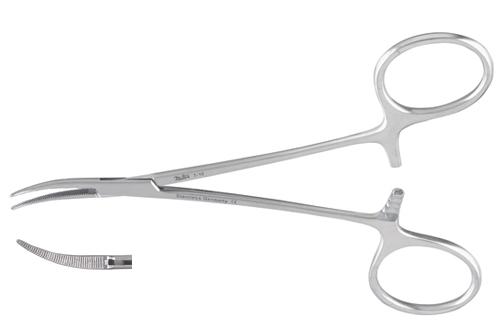 Integra LifeSciences 42561 Halsted Mosquito Hemostatic Forceps, Delicate, 5", Curved - MDL-MIL710 - 1 Each
