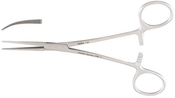 Integra LifeSciences Collier HemostaticForceps Delicate Coller Forceps, 6-1/4", Curved - 33420 - 1 Each
