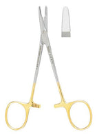 Integra LifeSciences Miltex 8-14A-TC Carb-N-Sert Needle Holder, Olsen-Hegar, Smooth, 4.75" - MDL-MIL814ATC - 1 Each