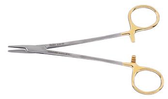 Integra LifeSciences Miltex 8-50TC Carb-N-Sert Needle Holder, Crile-Wood, Serrated, 6" - MDL-MIL850TC - 1 Each