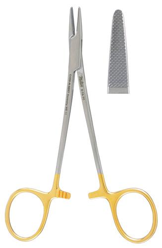 Integra LifeSciences Miltex 8-7A-TC Carb-N-Sert Needle Holder, Webster, 4.75" - MDL-MIL87ATC - 1 Each