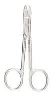 Integra LifeSciences Pessary Cubes 9D-123 Wire Cutter Scissors, Smooth, Curved, 4.75" - MDL-MIL9D123 - 1 Each