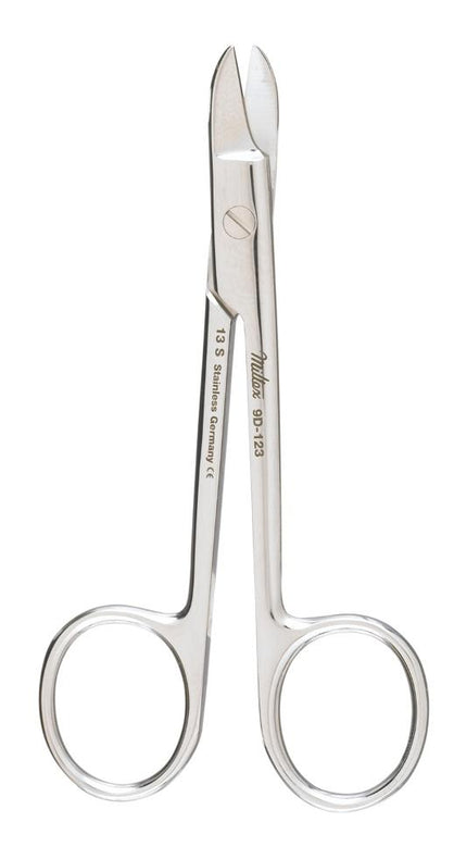 Integra LifeSciences Pessary Cubes 9D-123 Wire Cutter Scissors, Smooth, Curved, 4.75" - MDL-MIL9D123 - 1 Each