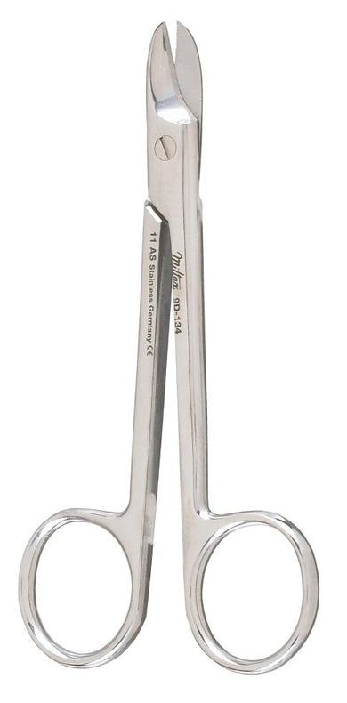 Integra LifeSciences Pessary Cubes 9D-134 Wire Cutter Scissors, Serrated, Curved, 4.25" - MDL-MIL9D134 - 1 Each