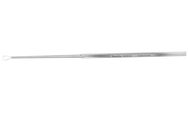 Integra Miltex Billeau Ear Loop 6-1/2, Large, Size 3, 5.5mm Wide, Flexible, Lifesciences - MH19-318 - 1 Each