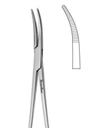 Integra Lifesciences Hemostat MeisterHand Schnidt Tonsil Hemostatic Forceps, Slight Curve, 7-1/2" Long - MH22-662 - 1 Each