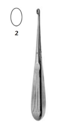 Hibbs-Spratt Curettes by Integra - MH26-1632 - 1 Each - MDL-MILMH261632
