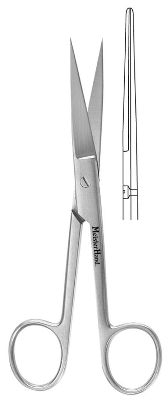 Integra Lifesciences Corp Standard Pattern Operating Scissors MH5-6 - 1.0 Each - MDL-MILMH56