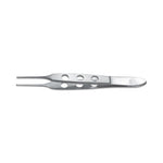 Integra Lifesciences Bishop-Harmon Bishop-Harmin Iris Forceps with 1 x 2 Teeth, 0.6 mm Tips, 3-1/4" - MILPM4791