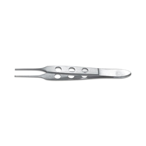Integra Lifesciences Bishop-Harmon Bishop-Harmin Iris Forceps with 1 x 2 Teeth, 0.6 mm Tips, 3-1/4" - MILPM4791
