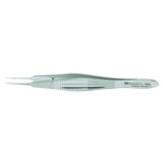 Integra Lifesciences Miltex Castroviejo Suturing Forceps, 1 x 2 Teeth, 4-1/4" - MILPM4908
