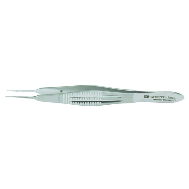 Integra Lifesciences Miltex Castroviejo Suturing Forceps, 1 x 2 Teeth, 4-1/4" - MILPM4908