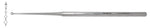 Integra LifeSciences V919-280 Miltex Vantage Buck Straight Ear Curette, 6.75", Blunt, Size 00 - MDL-MILV919280 - 1 Each
