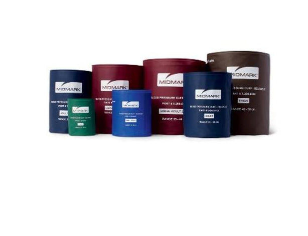 Midmark Dual-Tube BP Reusable Blood Pressure Cuff, Large - 3-200-0034 - 1 Each