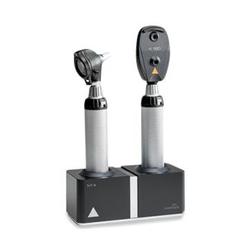 Diagnostic Instrument Set, Beta 200 LED Otoscope and Ophthalmoscope with Midmark NT4 Desktop Charger, Heine Charging Station - A-832-24-420-166 - 1 Each