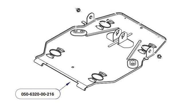 MIDMARK CORPORATION Service Parts for Ritter Exam Tables 050-6320-00-216 1 Each - MDL-MIM506320216
