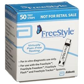 Abbott Freestyle Lite Blood Glucose Monitoring Test Strips 70819 - 50.0 Each