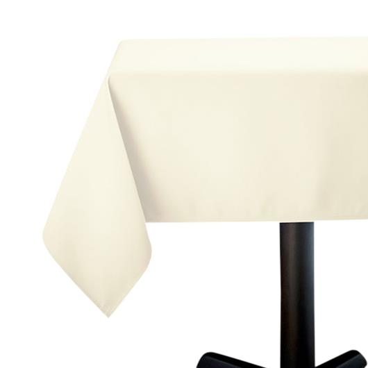 Mount Vernon Mills Elegance Tablecloth, 120" Round, Ivory - MITLNEL202IVY - 12 Each