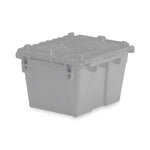 MarketLab Lockable Storage Tote, Extra Small, Gray - ML0922-GY - 1 Each