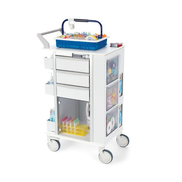 MarketLab 101878E E-Lock Insight Ergo Phlebotomy Cart - MDL-MKA101878E - 1 Each