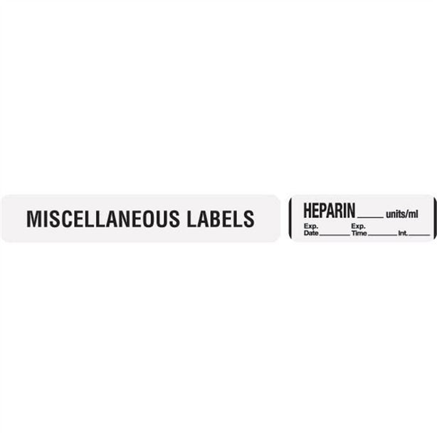 MARKETLAB INC. Miscellaneous Pre-Cut Medication Labels 10328-PRE 1 Each - MDL-MKA10328PRE