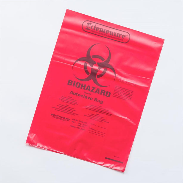 MarketLab Autoclavable Biohazard Waste Bags - 1101 - 200 Each - MDL-MKA1101