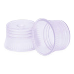 MarketLab Color Transparent Tube Caps, 12-13 mm, Lavender - 1104-LV - 1000 Each