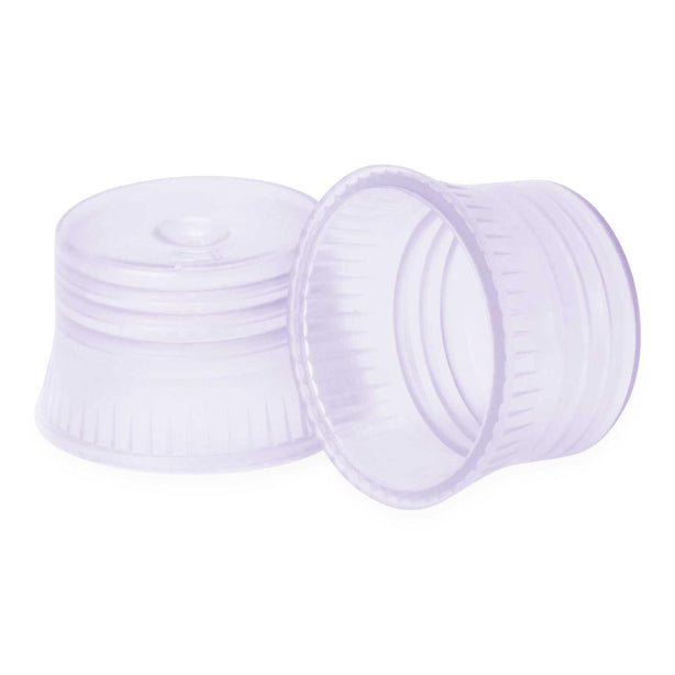 MarketLab Color Transparent Tube Caps, 12-13 mm, Lavender - 1104-LV - 1000 Each