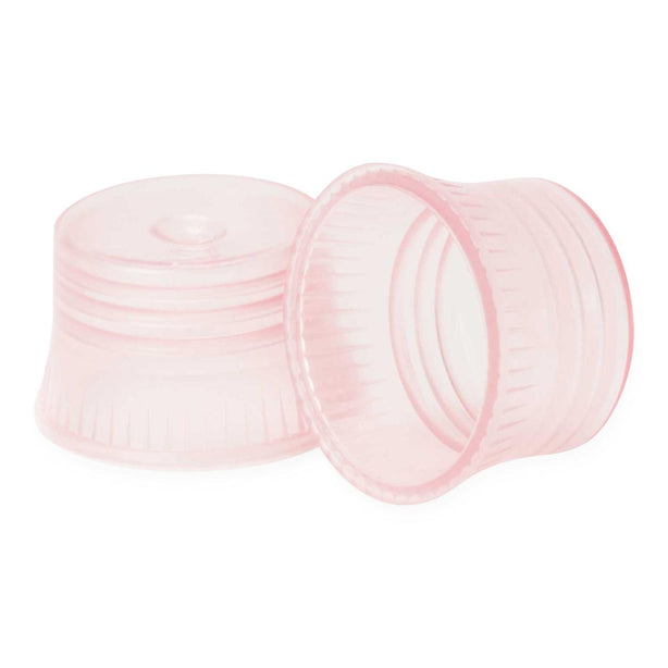 MARKETLAB INC. Transparent Color Tube Cap 1104-RD 1000 Each-MDL-MKA1104RD