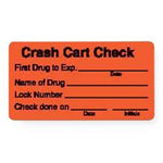 Crash Cart Check Label - 12594 - 320 Each
