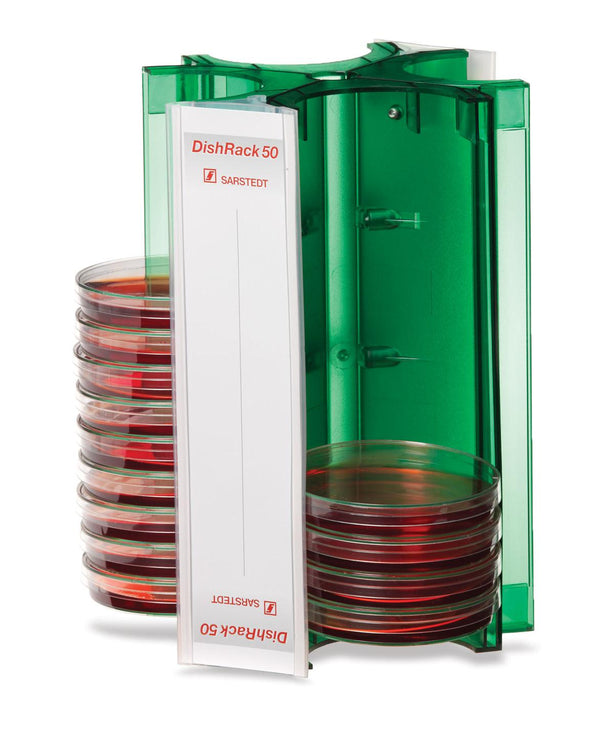 DishRack 80 Petri Dish Transport Carrier - 13755-GN - 1 Each - MDL-MKA13755GN
