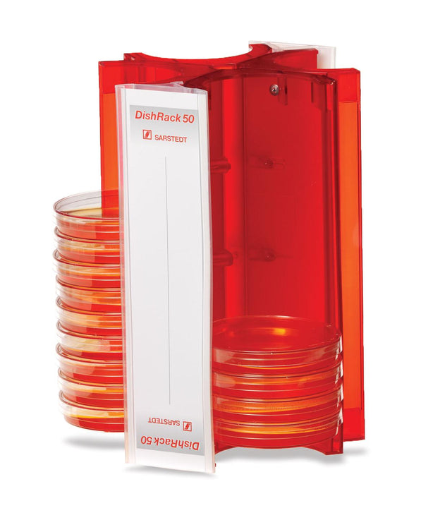 DishRack 80 Petri Dish Transport Carrier - 13755-RD - 1 Each - MDL-MKA13755RD