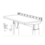 MARKETLAB INC. Electric Adjustable Work Table 13879 1 Each - MDL-MKA13879