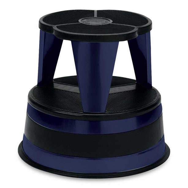 Marketlab Rolling Step Kik-Step Stepping Stool, Black - MKA14390BK