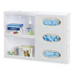 MARKETLAB INC. MarketLab Side-Loading Acrylic Glove Dispensers 14451-WH 1 Each - MDL-MKA14451WH